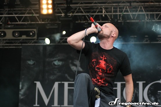 With Full Force 2008: Meshuggah
Foto: Till Schieck